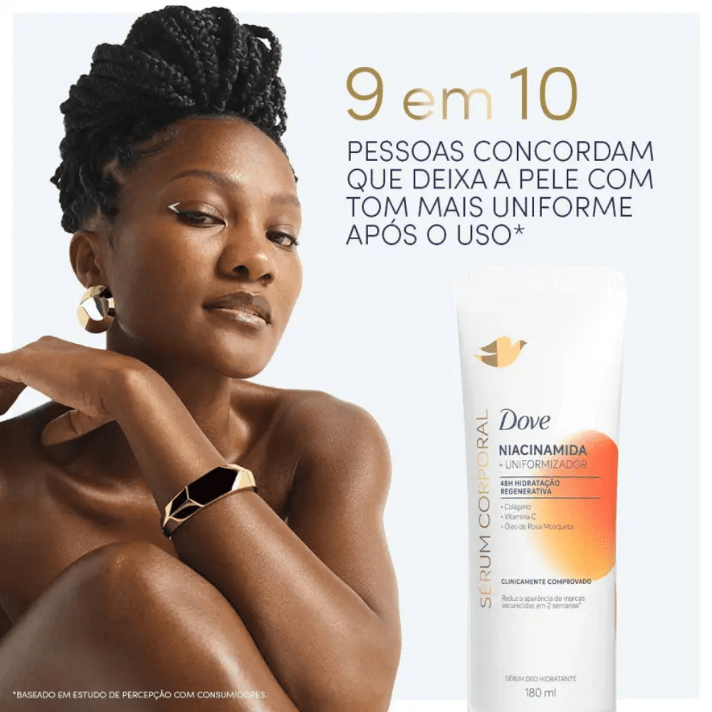 Sérum Dove Hidratante Corporal Niacinamida + Uniformizador 180ml